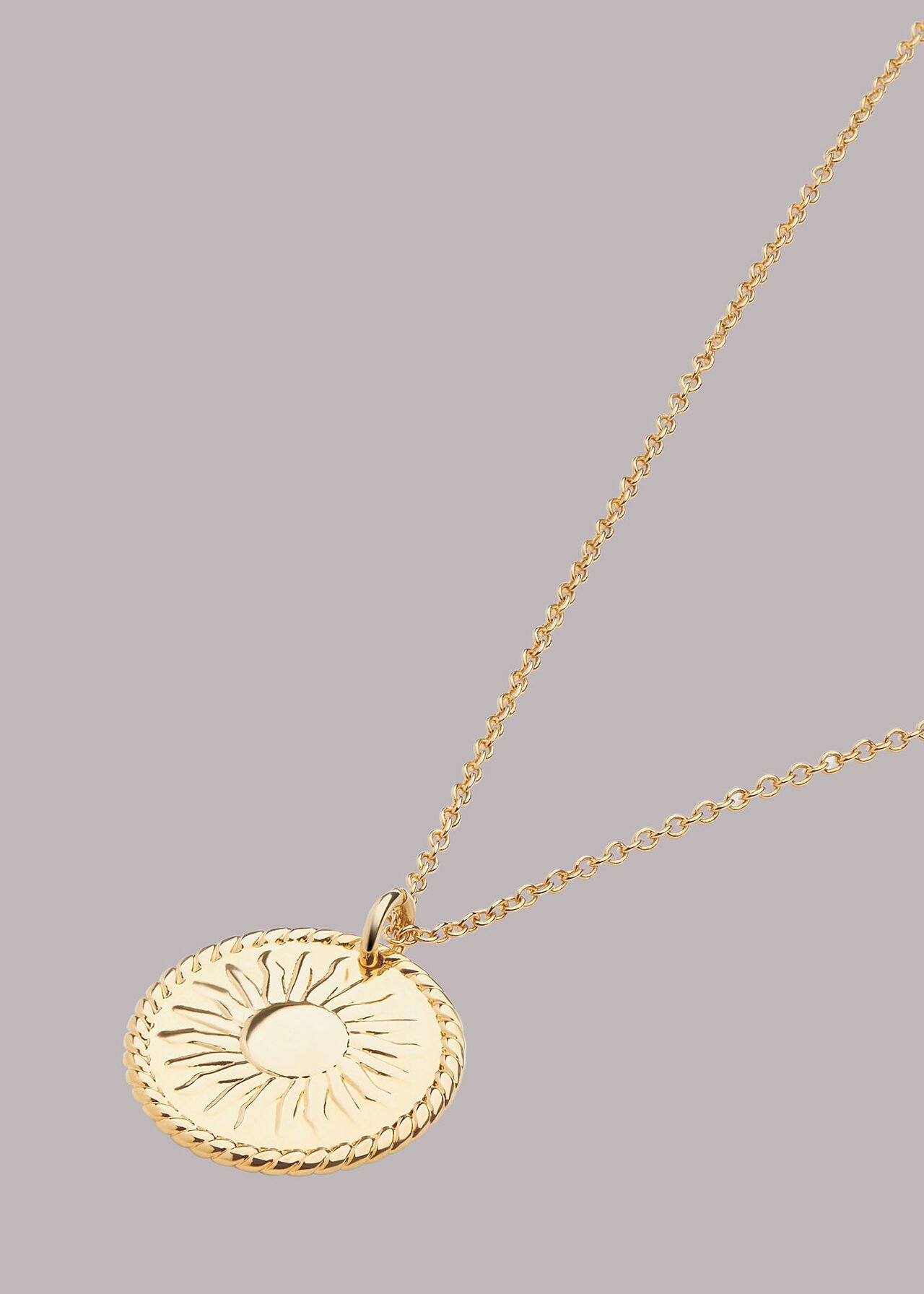 Sun Disc Necklace