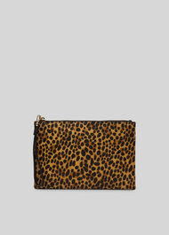 Hampstead Leopard Wristlet