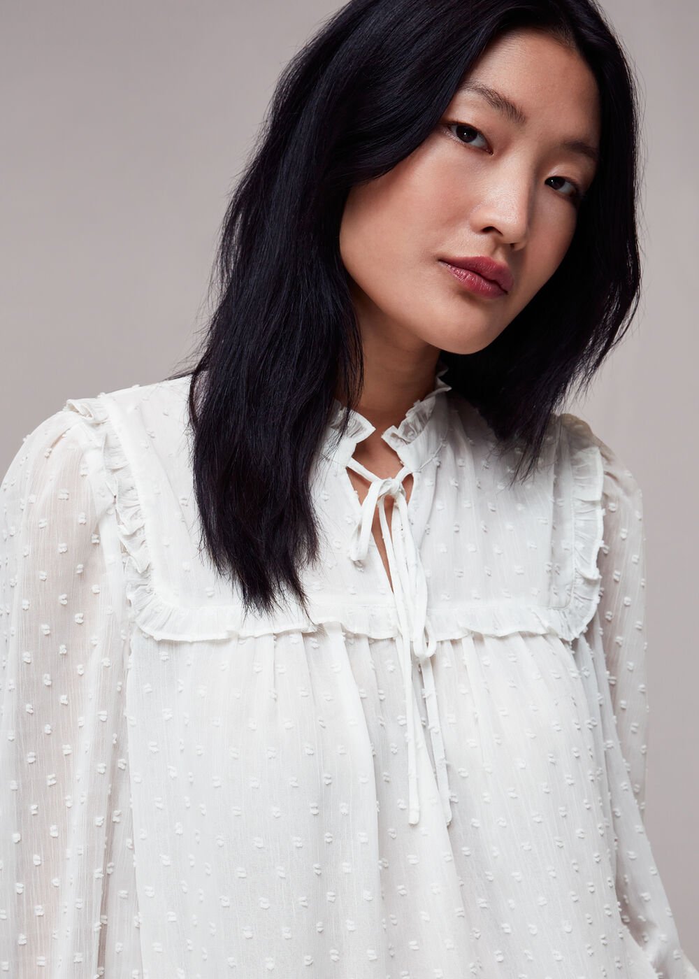 Dobby Collar Top