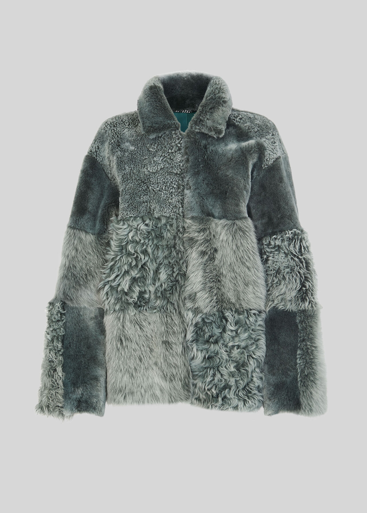 Hema Shearling Coat Mint