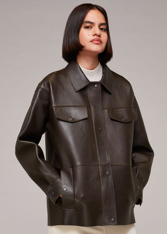 Clean Bonded Leather Jacket