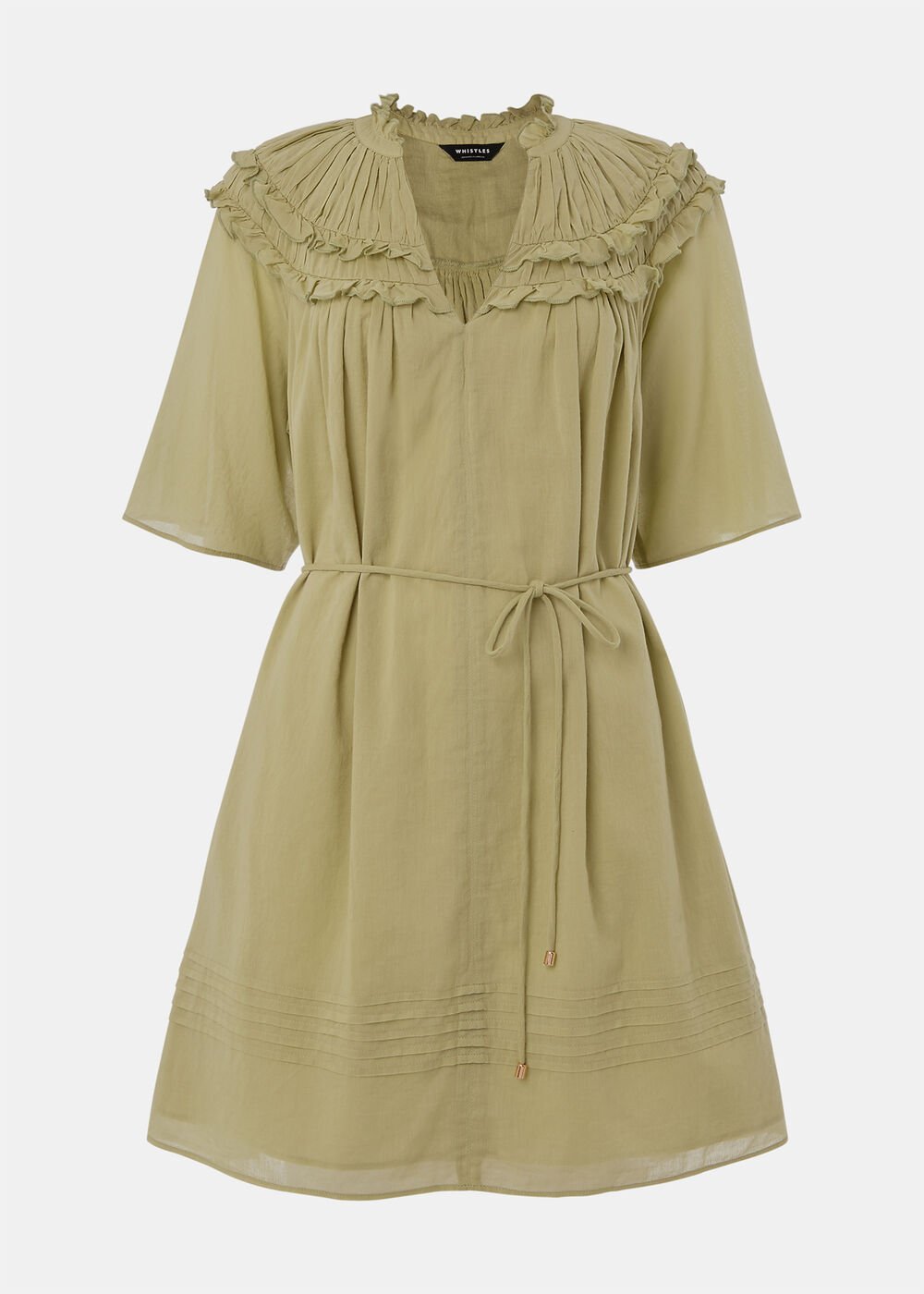 Petite Cotton Frill Mini Dress