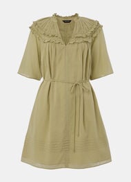 Petite Cotton Frill Mini Dress
