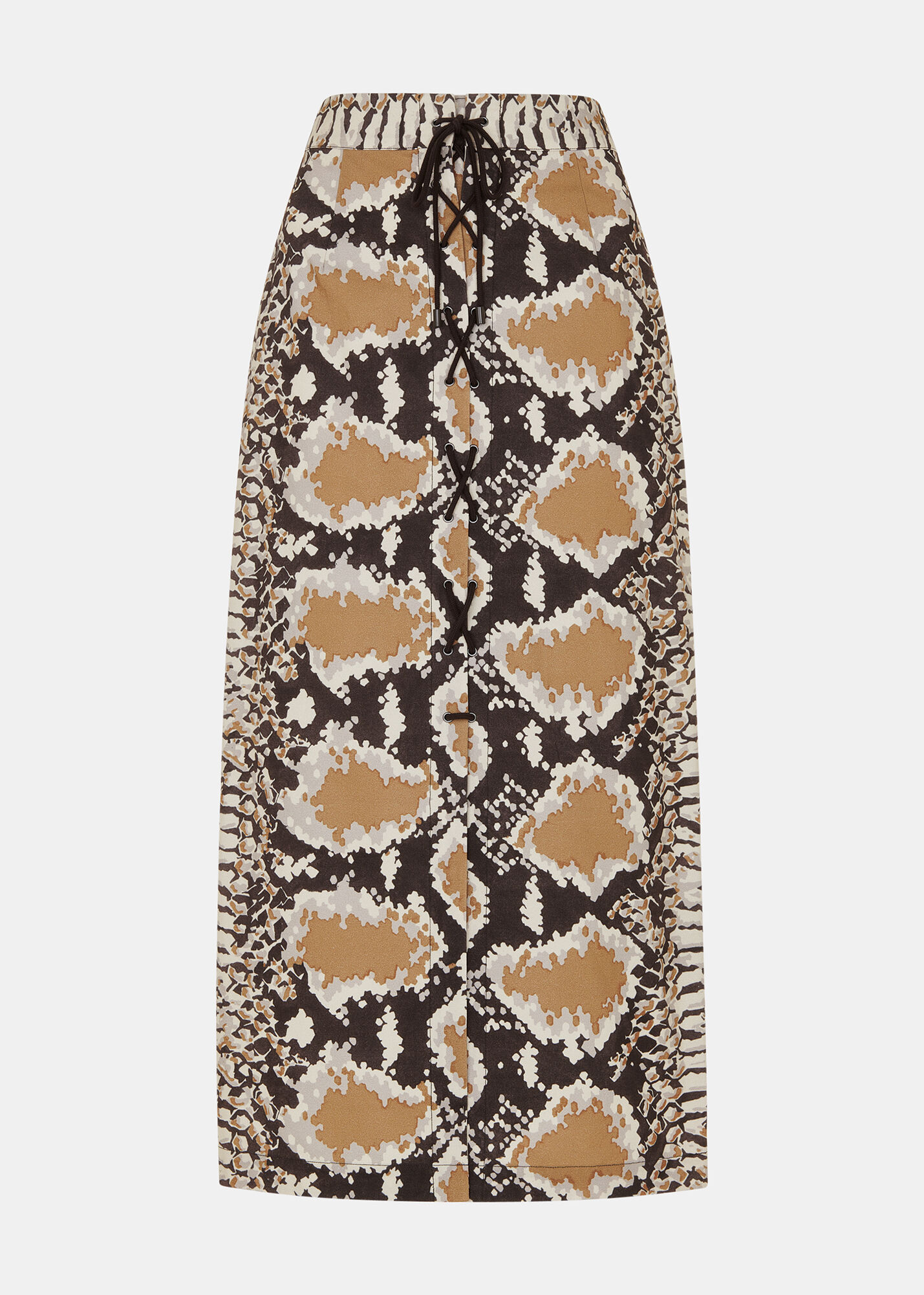 Snake Print Snake Print Midi Skirt WHISTLES Whistles US