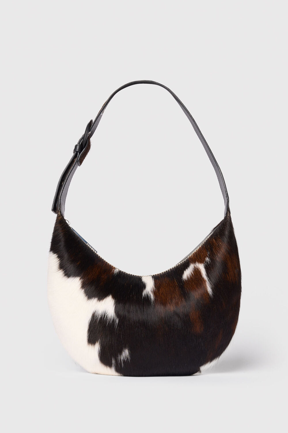 Cow Print Hair-On Sia Bag