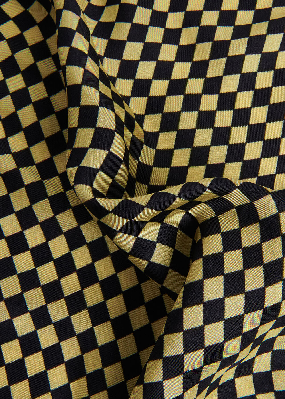 Checkerboard Silk Scarf