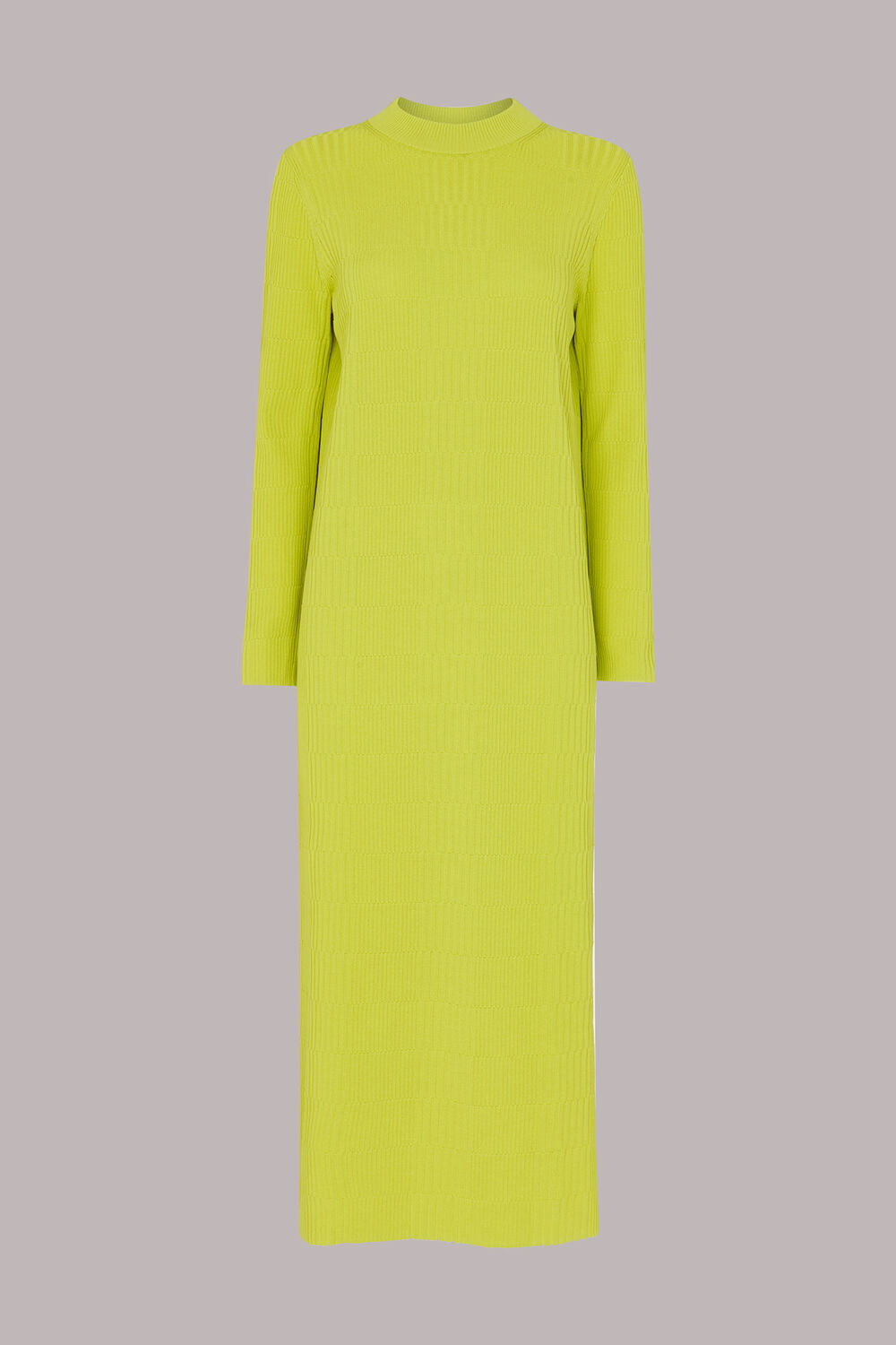 Mixed Rib Knit Dress