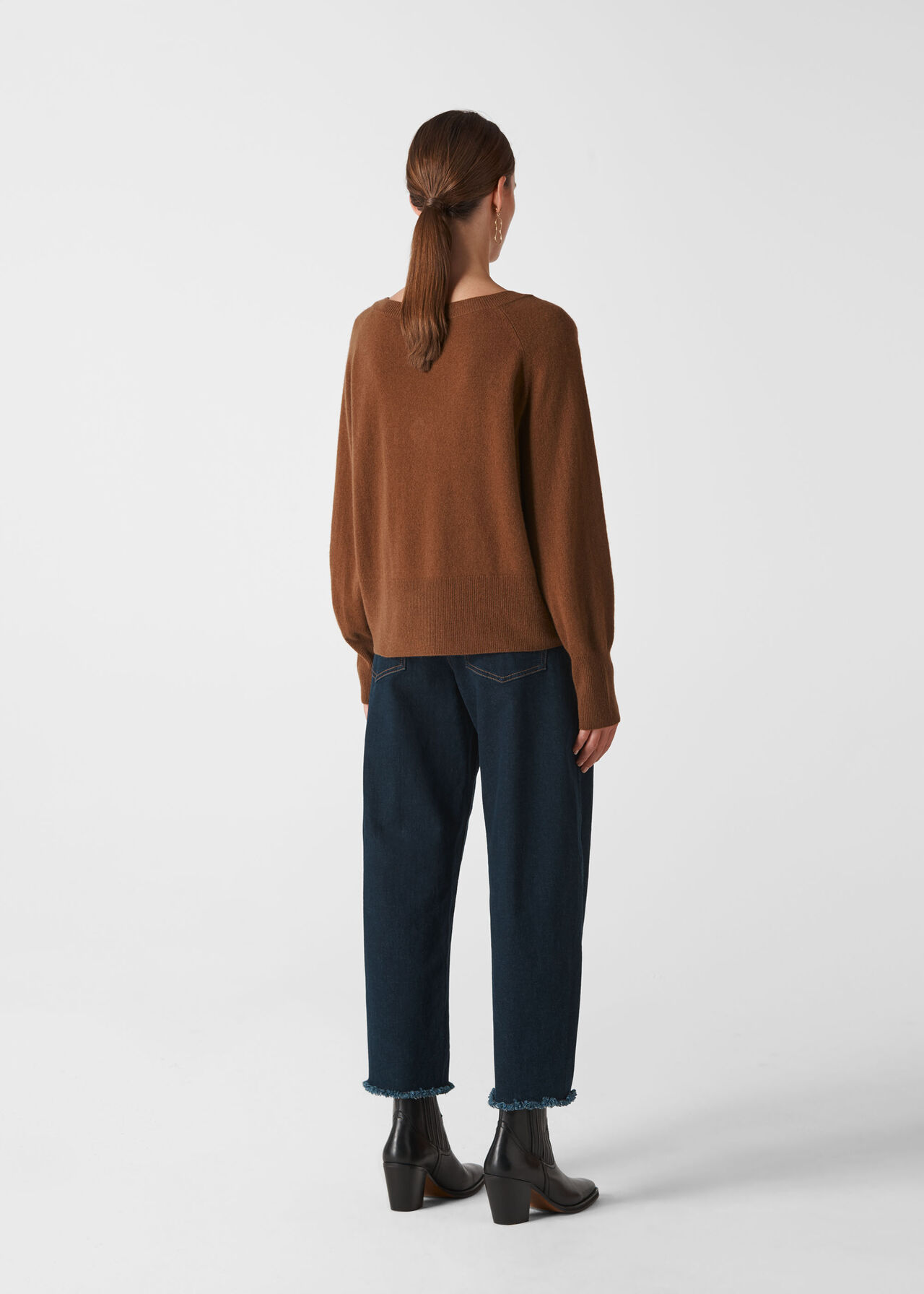 Sustainable Cashmere Jumper Camel