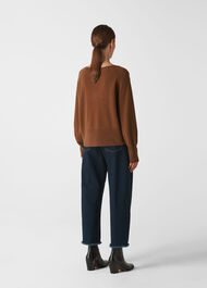 Sustainable Cashmere Jumper Camel