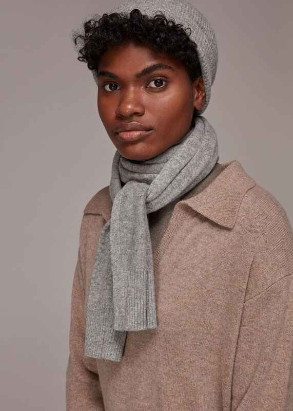 Grey Cashmere Hat