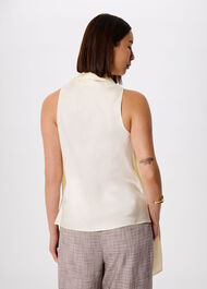 Silk Scarf Vest Top
