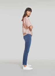 Paula Stripe Placket Blouse Pink/Multi