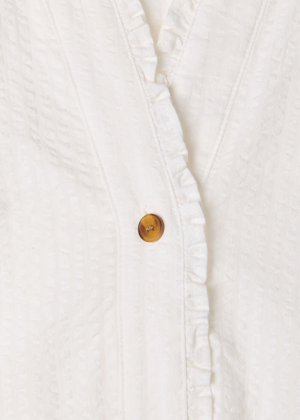 Textured Frill Shirt