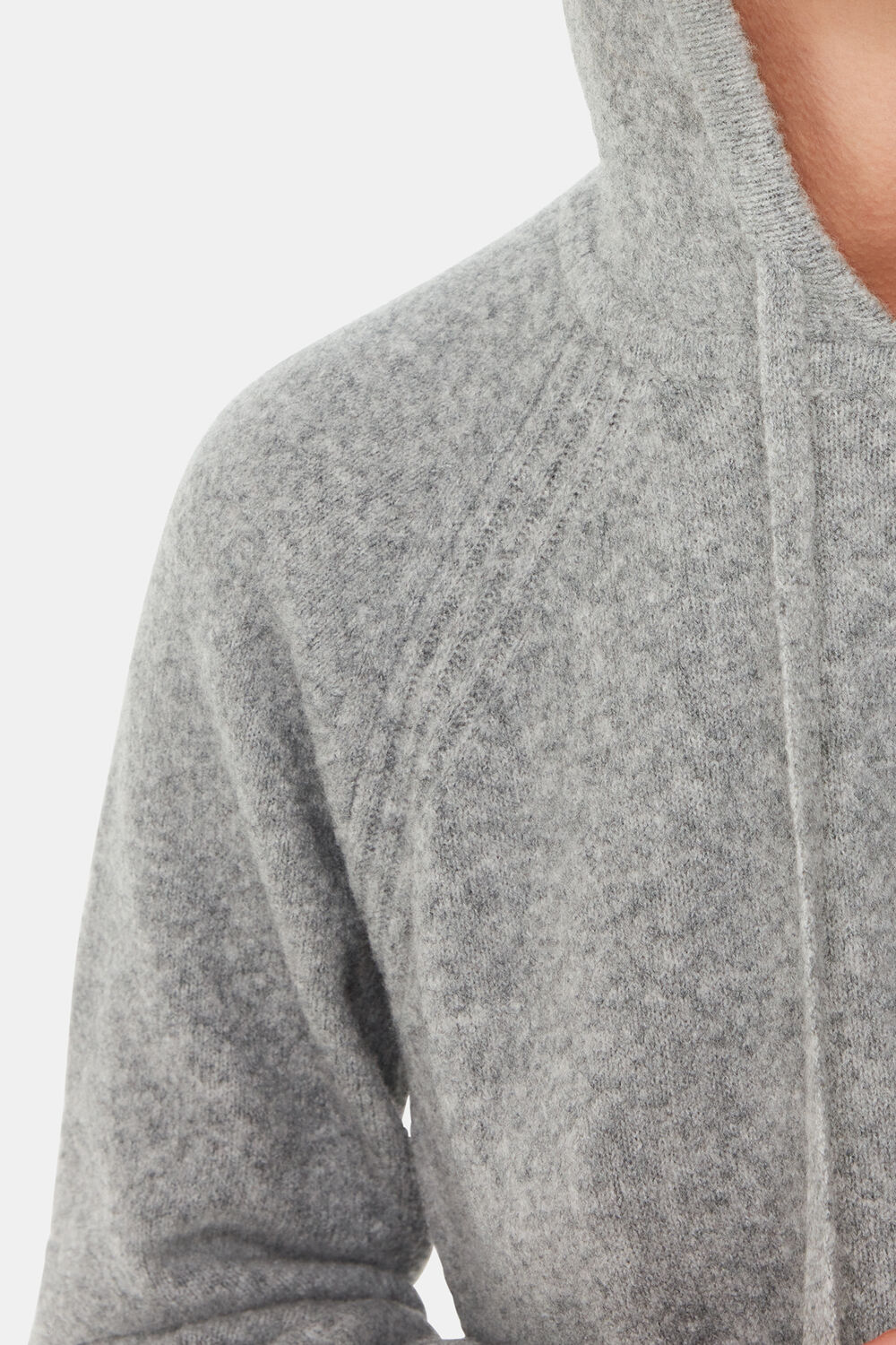 Textured Hooded Sweater