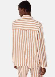 Cotton Stripe Pyjama Shirt