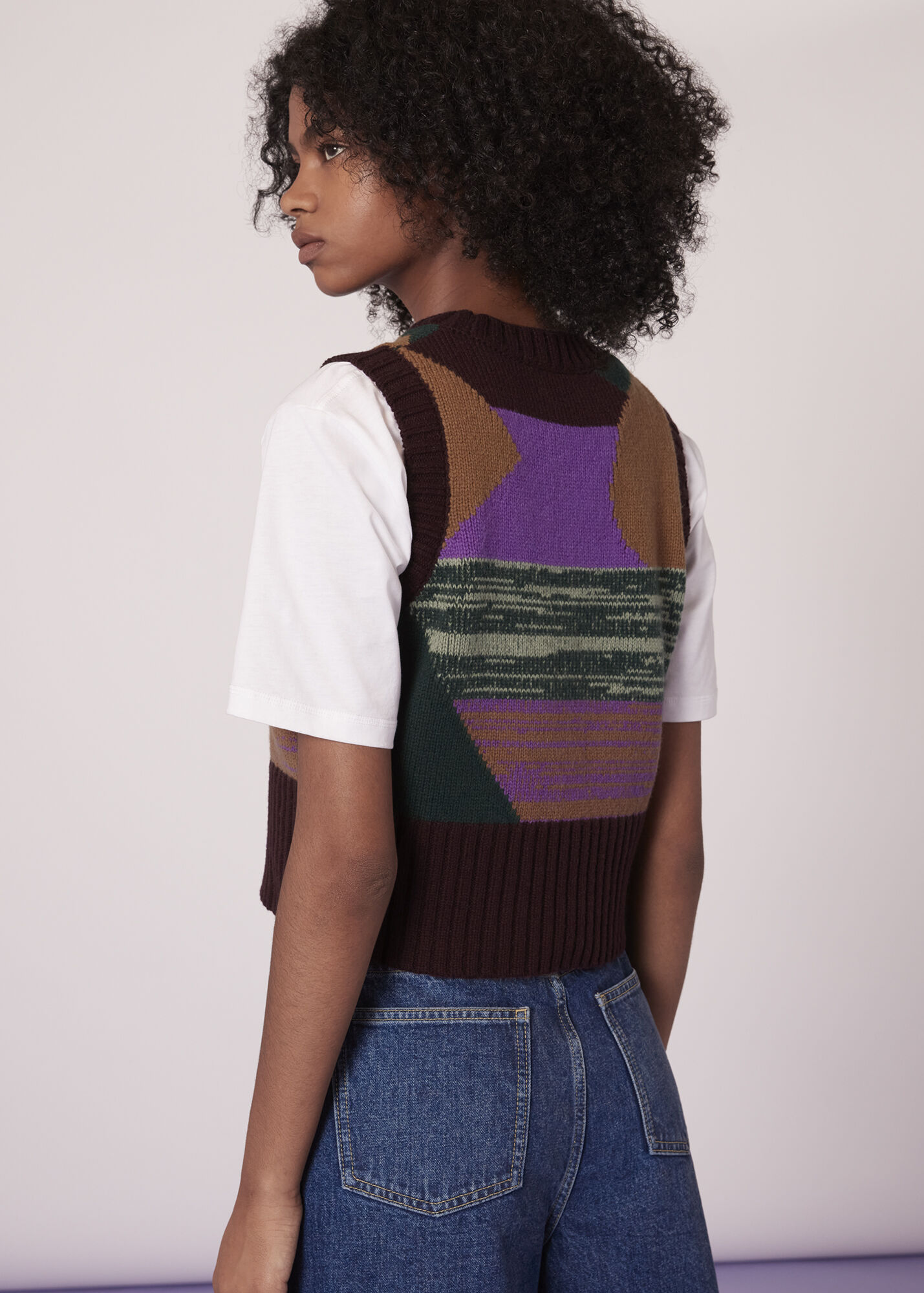 Multicolour Lively Knitted Tank WHISTLES