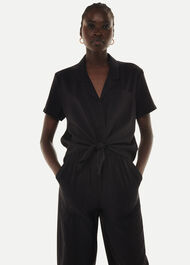 Nicola Tie Front Blouse