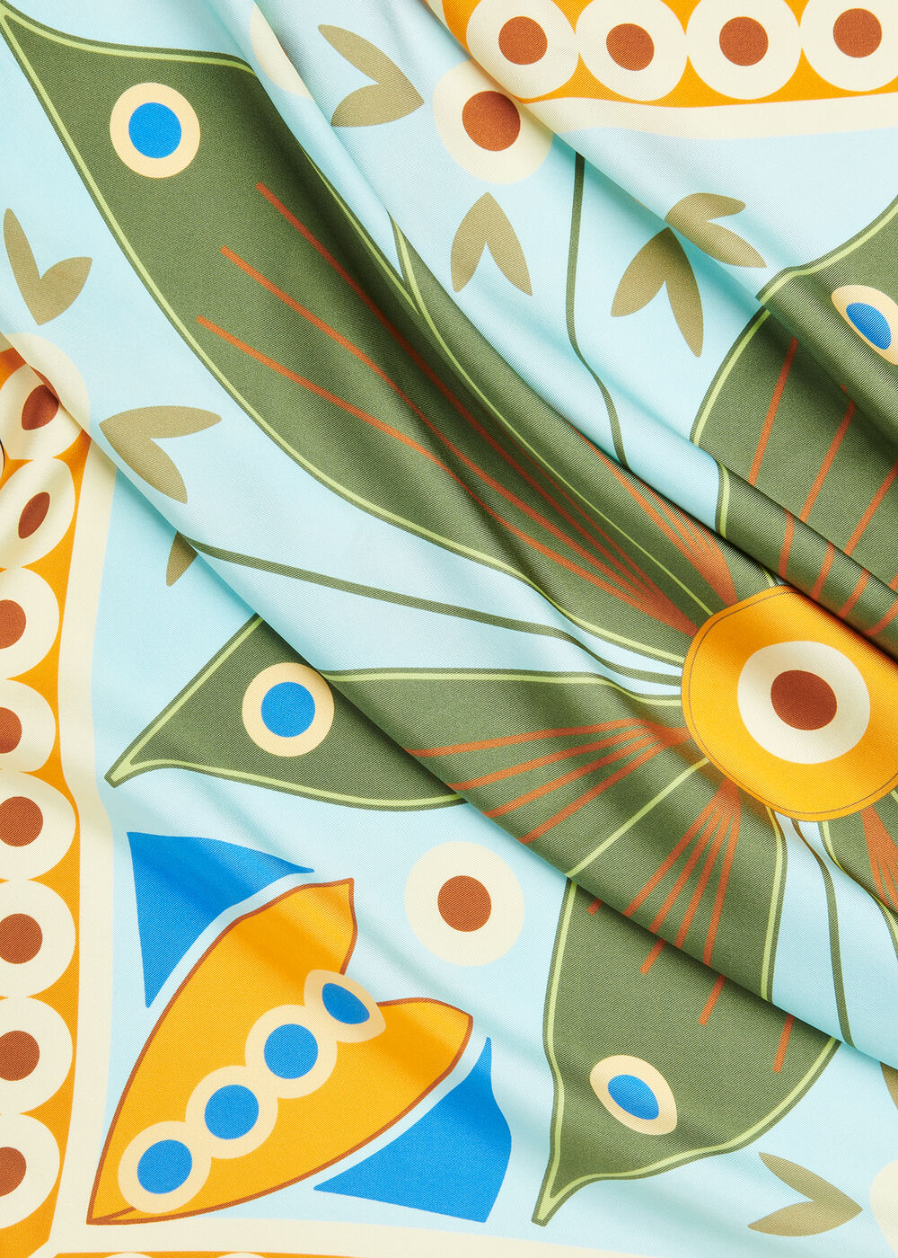 Sahar Botanical Silk Scarf