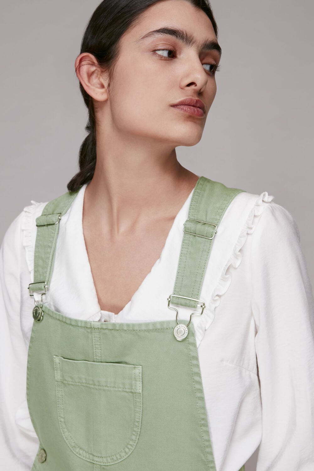 Khaki Leni Dungaree