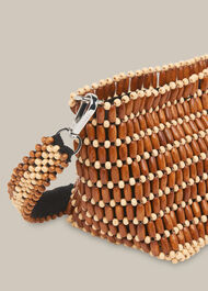 Martha Mini Beaded Bucket Bag