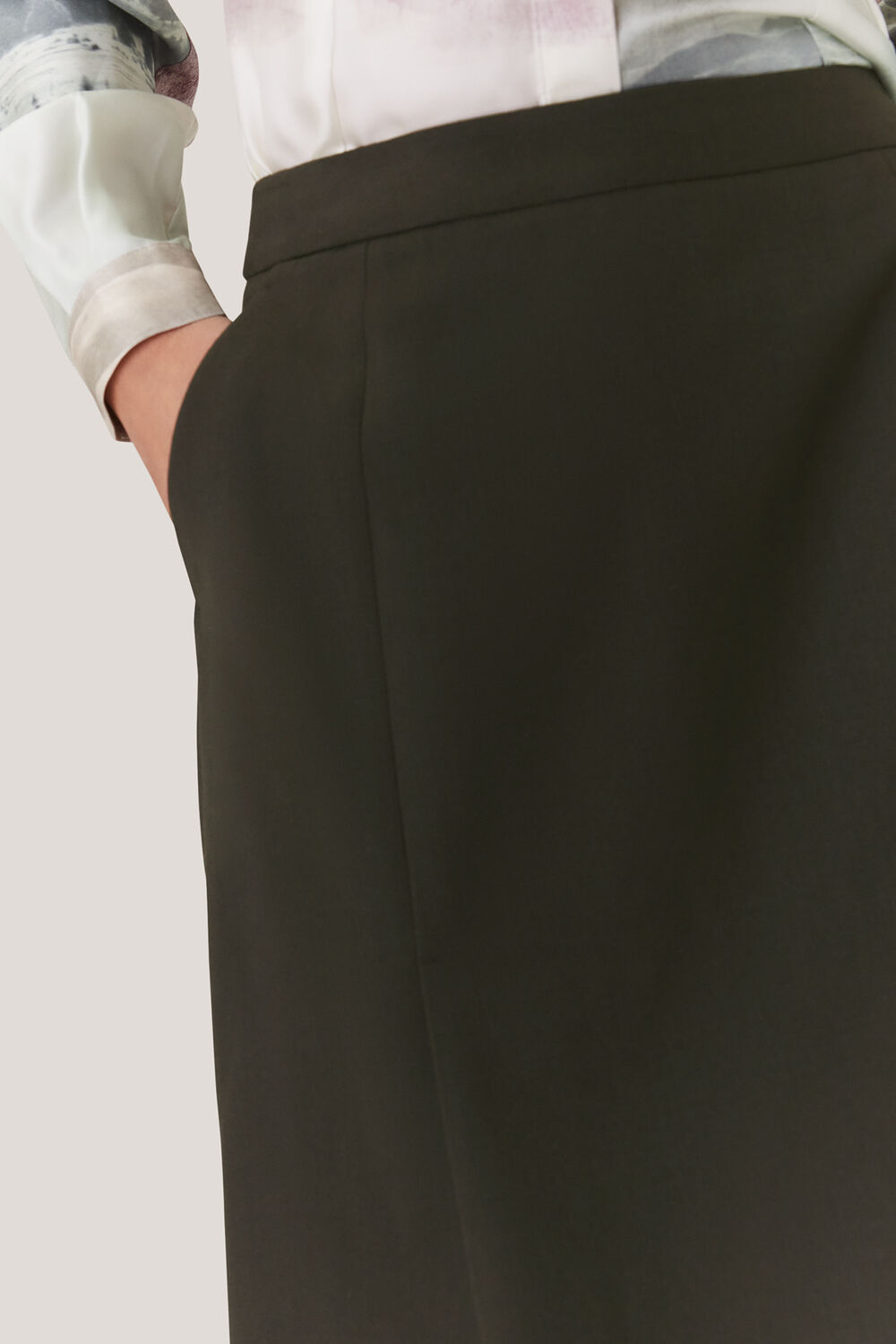 Natalie Wool Blend Skirt