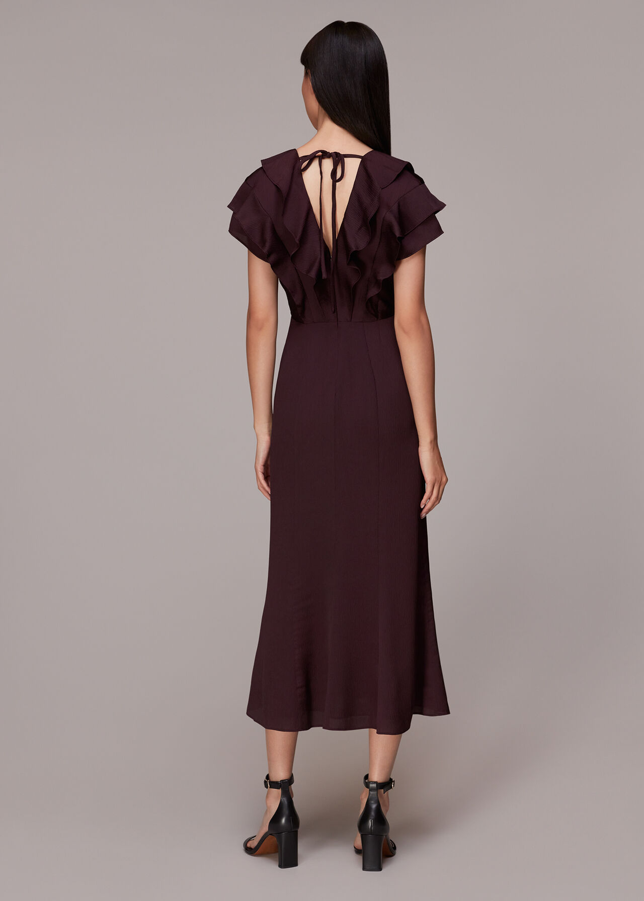 Adeline Frill Midi Dress