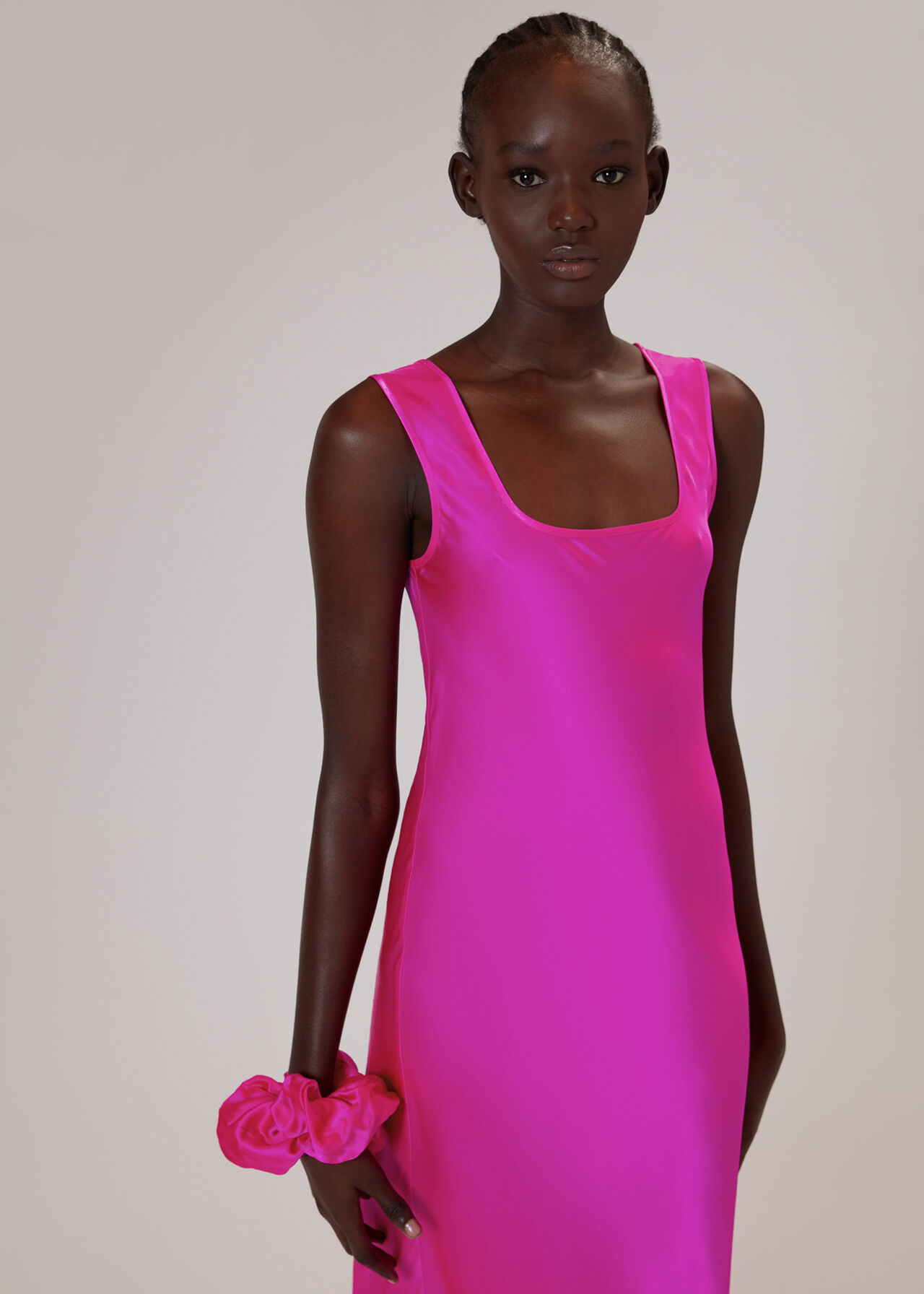 Pink Whistles X Hai Slip Dress | WHISTLES | Whistles