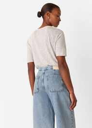 Rosa Double Trim Stripe TShirt