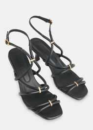 Niomie Tubular Heeled Sandal