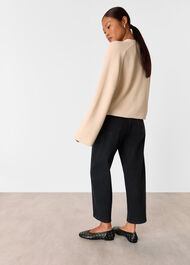 Petite Stretch Barrel Leg Jean