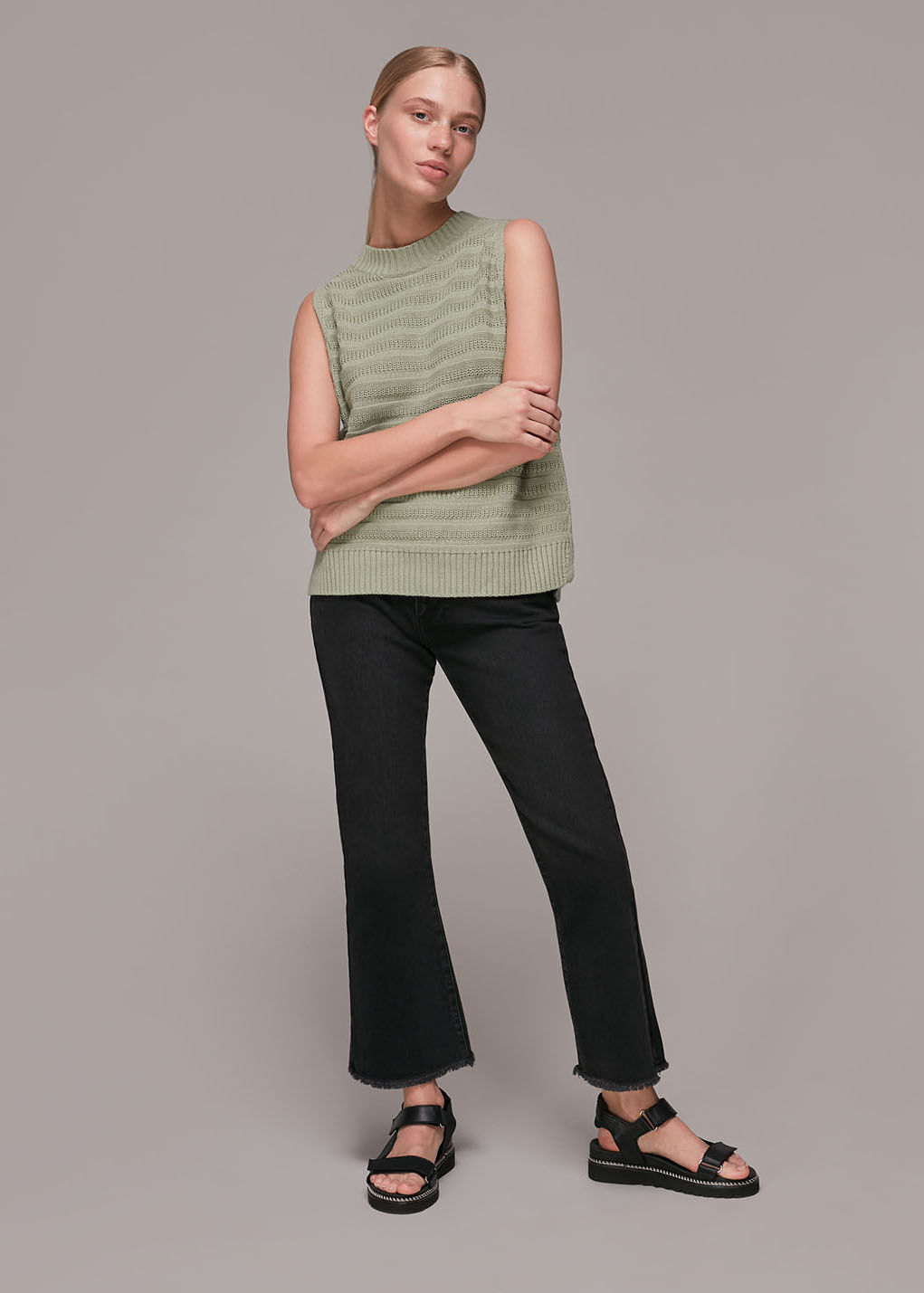 Black kick flare jeans cheap