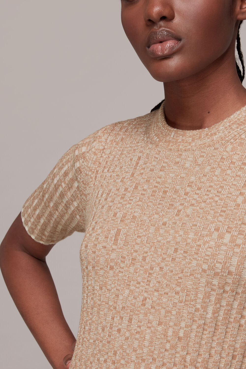Eva Rib Knit Midi Dress