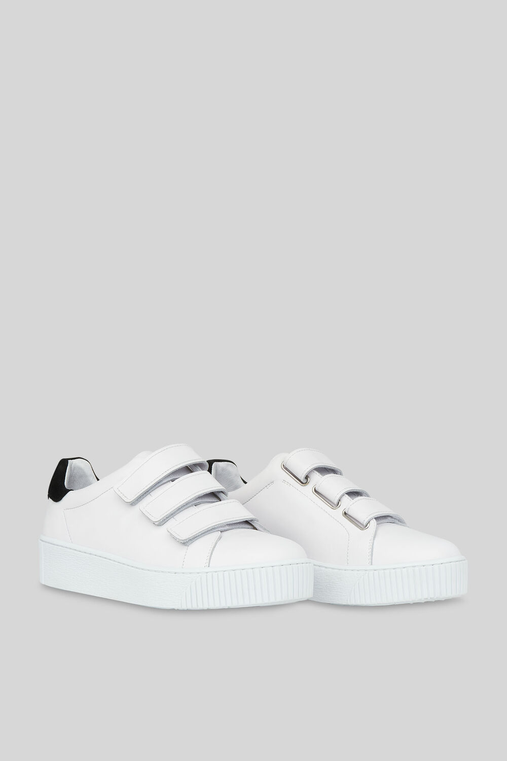 Flax Velcro Trainer White