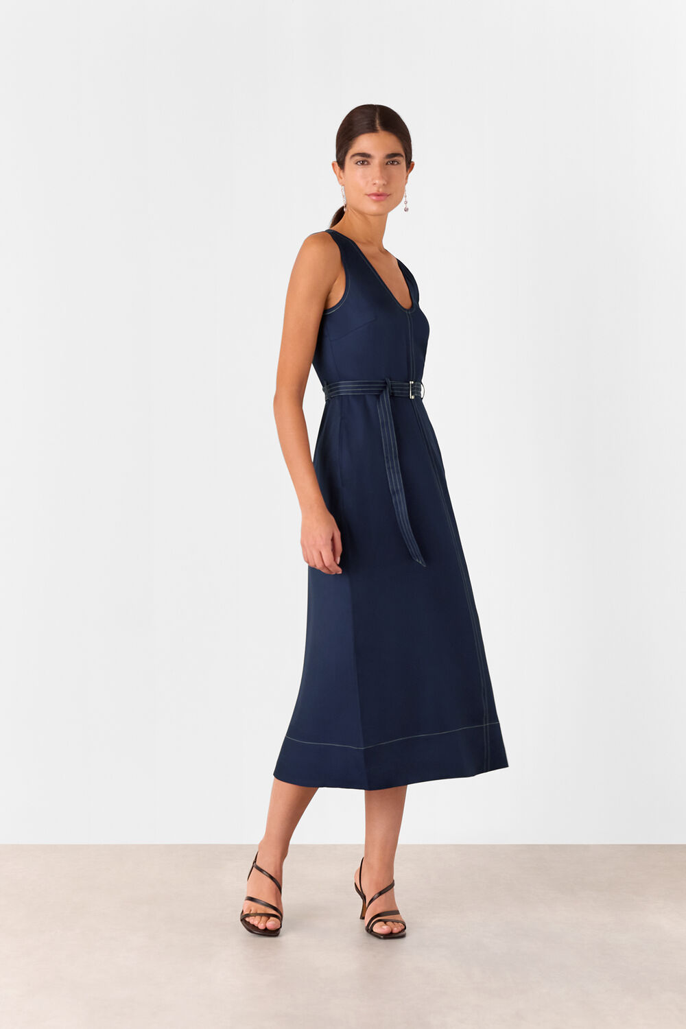 Karina Sleeveless Midi Dress