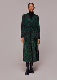 Smudge Animal Trapeze Dress