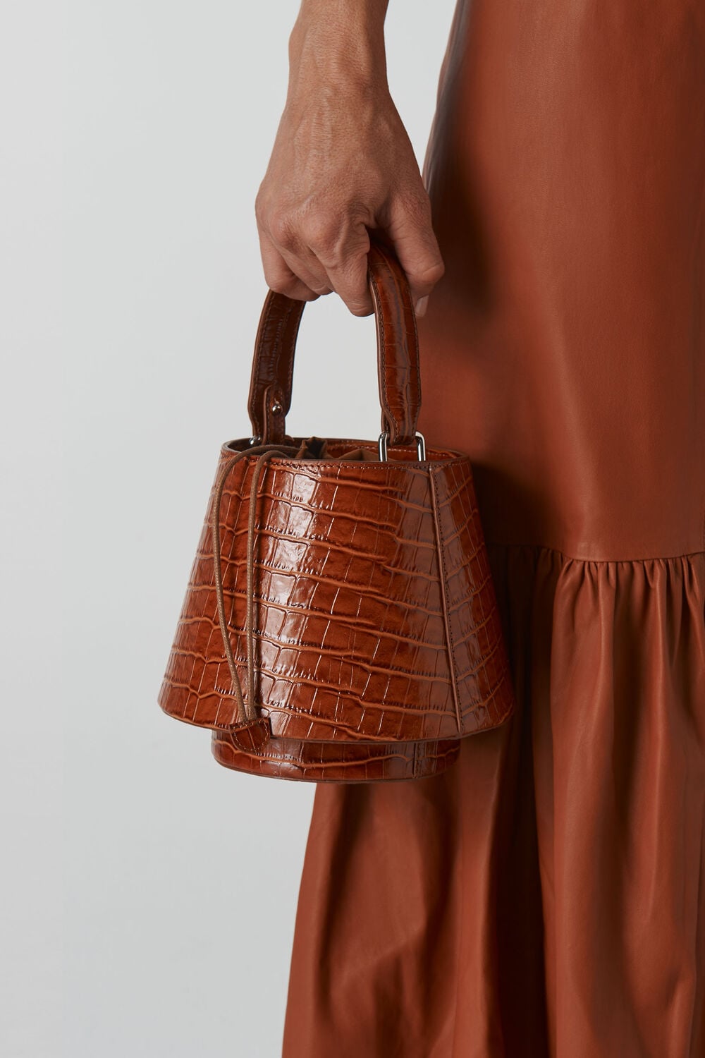 Whistles x Mlouye Lantern Bag Tan