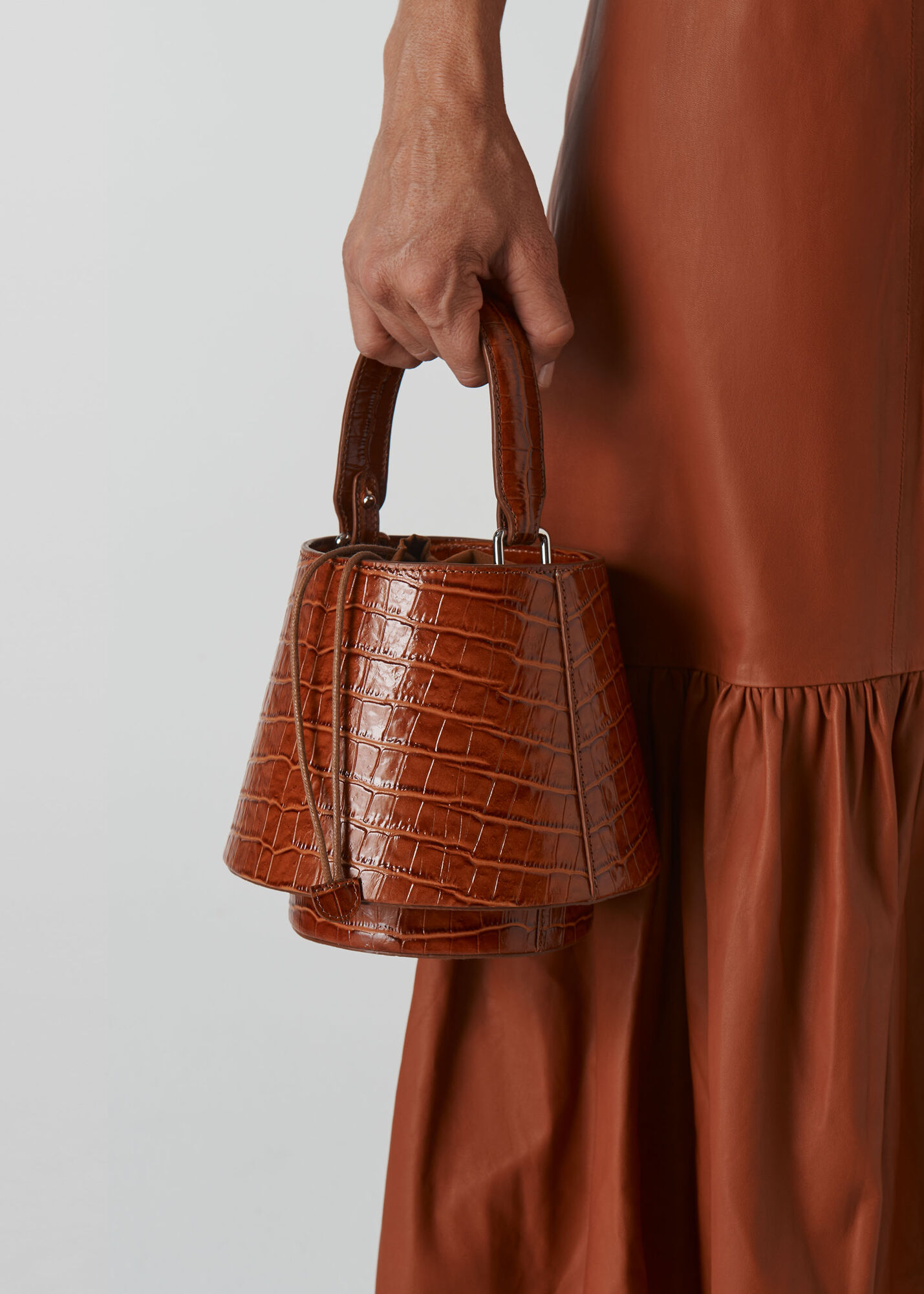 Tan Whistles x Mlouye Lantern Bag WHISTLES Whistles US