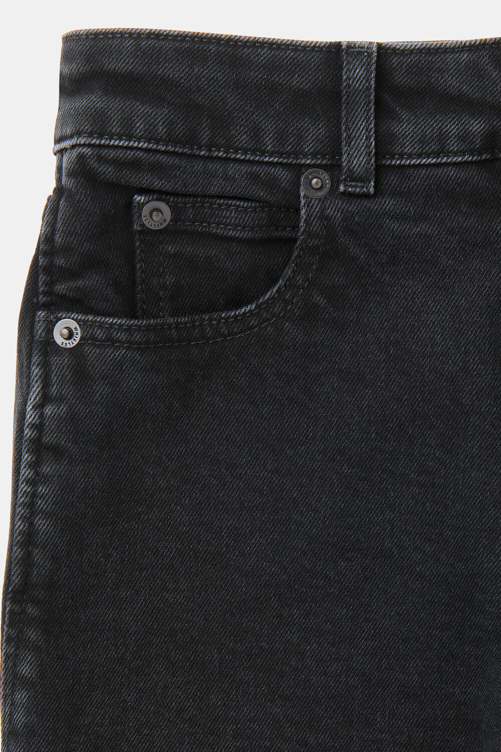 Black Stretch Barrel Leg Jean