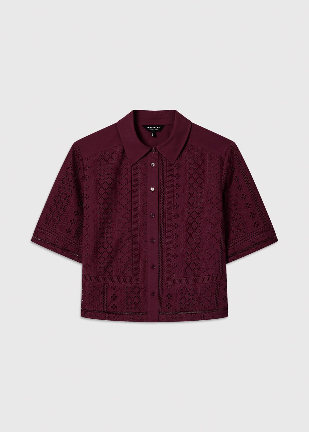 Broderie Cotton Shirt