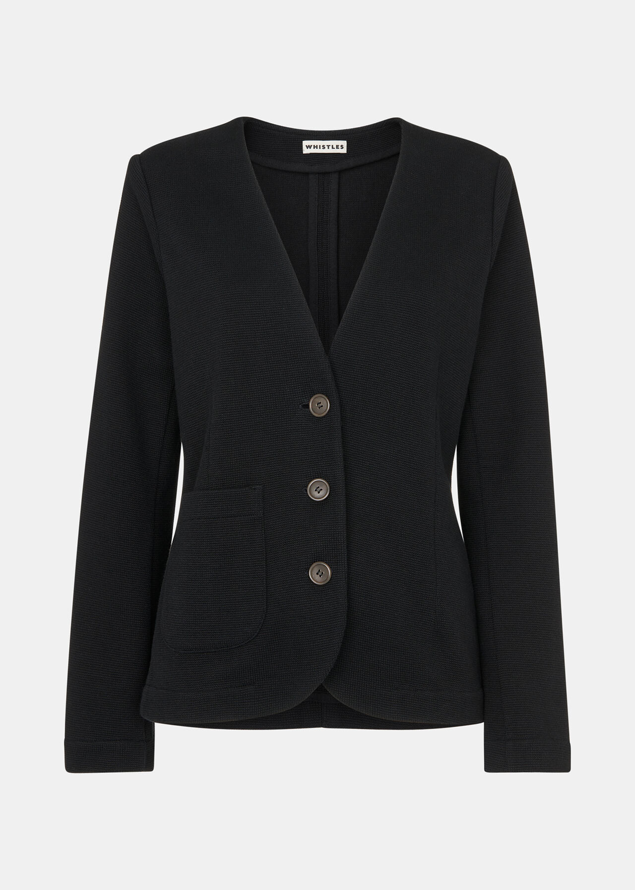 Lucy V Neck Jersey Jacket