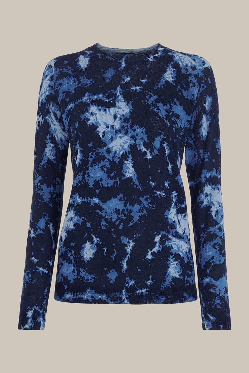 Tie Dye Printed Crew Neck