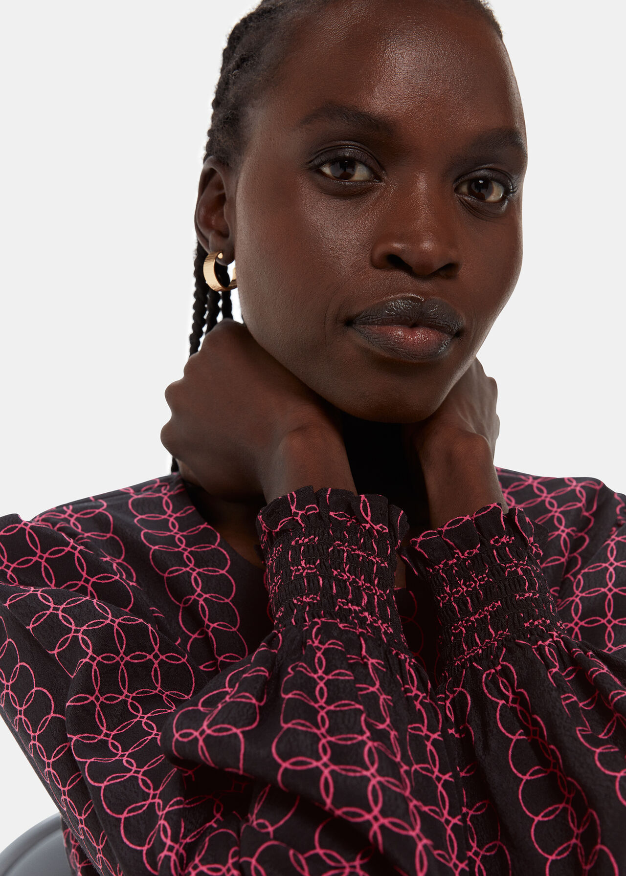 Circle Link Blouse