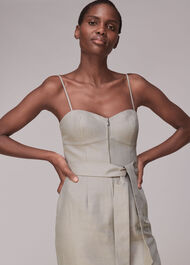 Zip Front Cami Dress