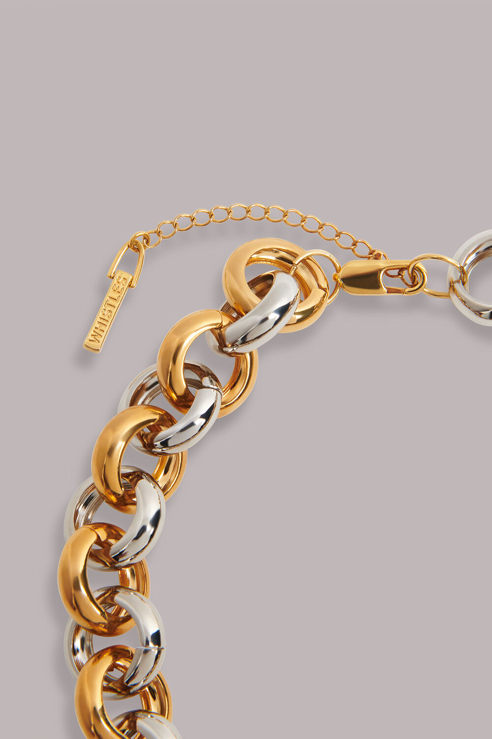 Mixed Metal Chunky Chain