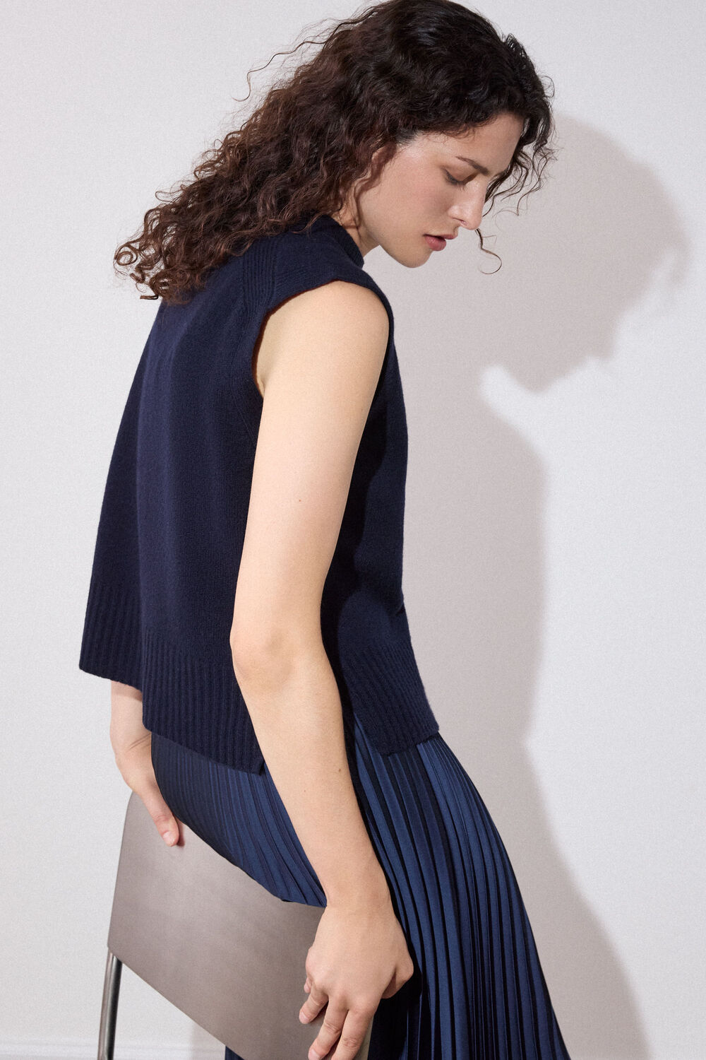 Wool Sleeveless Tank