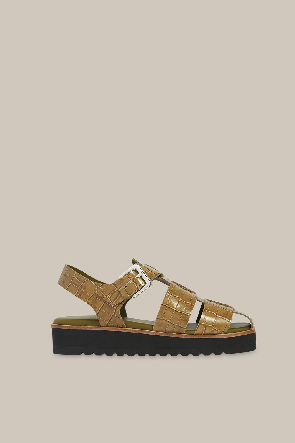 Kendra Croc Sandal