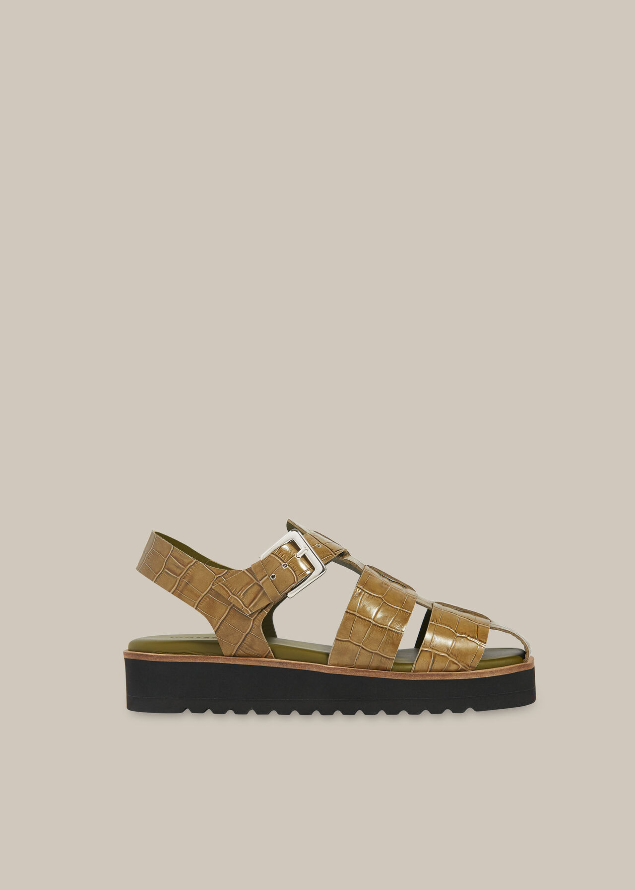 Kendra Croc Sandal