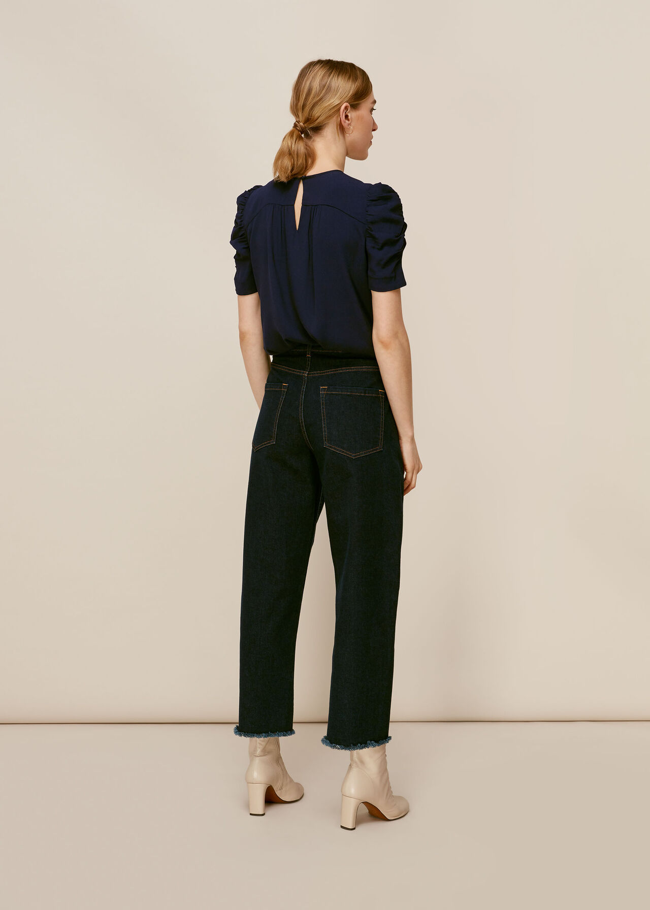 Nelly Shell Top Navy