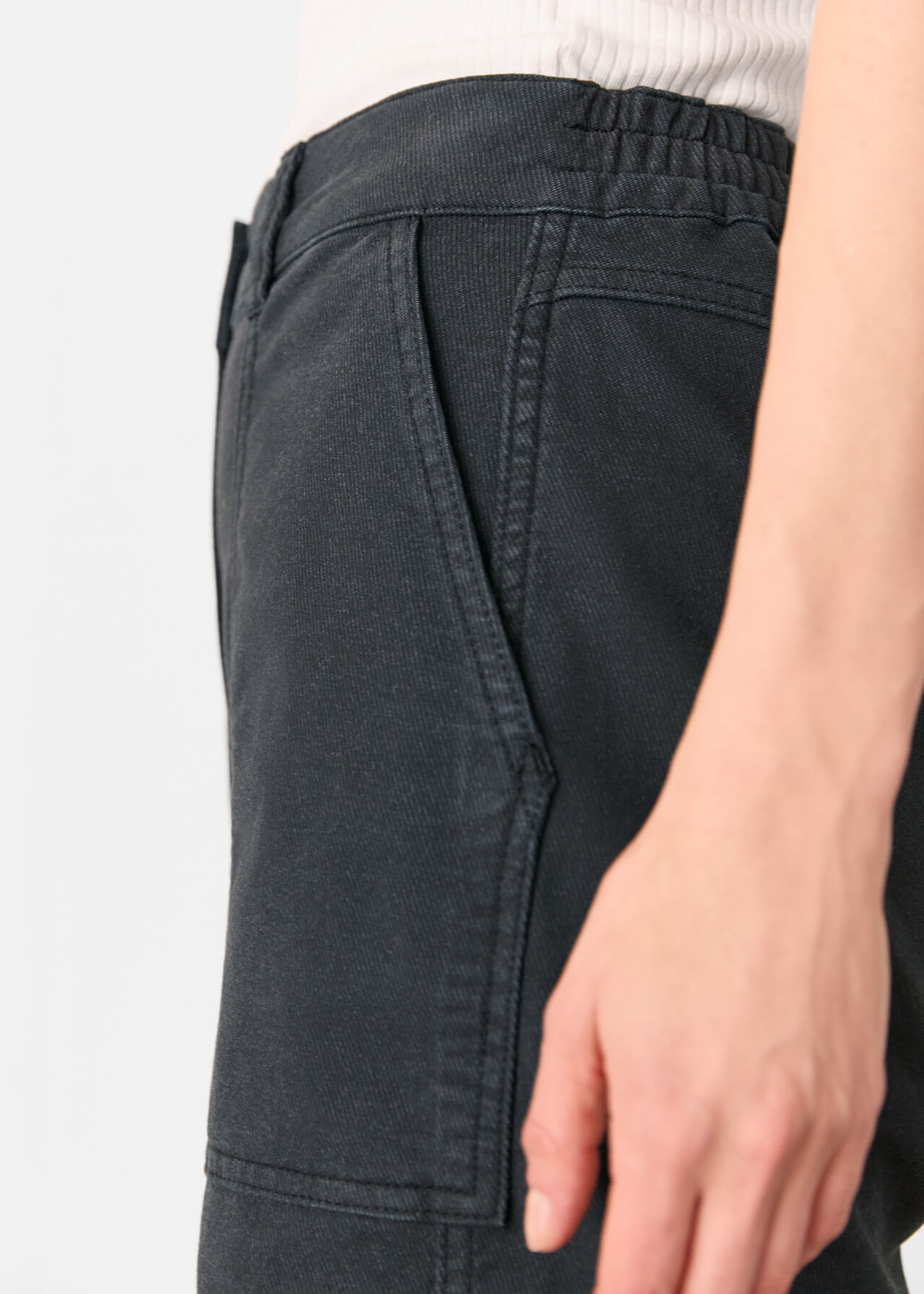 Cotton Wide Leg Trouser
