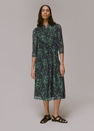 Abstract Brushstroke Dress